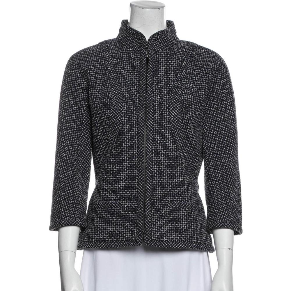 Chanel Tweed Jacket (sz 6, Karl Lagerfeld, like new)
